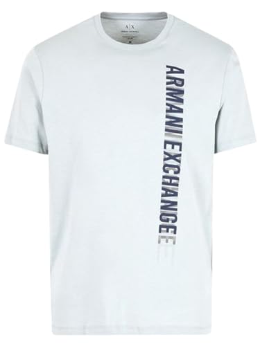 Armani Exchange Herren Baumwolle mit seitlichem Logo-Print T-Shirt, Steinbruch (Quarry), XX-Large von Armani Exchange