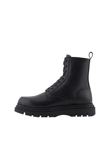 Armani Exchange Herren Black Edition, Chunky Sole, Real Leather Ankle Boot, 45 EU von Armani Exchange