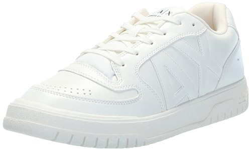 Armani Exchange Herren Duck Sneaker, White, 42 EU von Armani Exchange