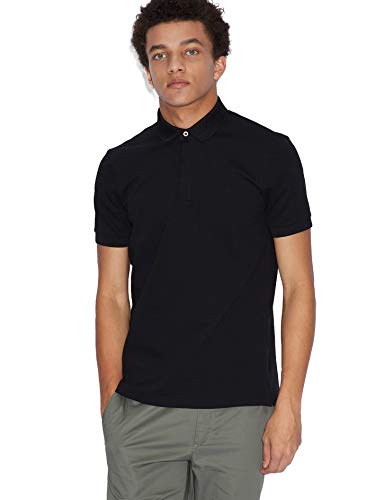 Armani Exchange Herren Elegance Poloshirt, Schwarz, M von Armani Exchange