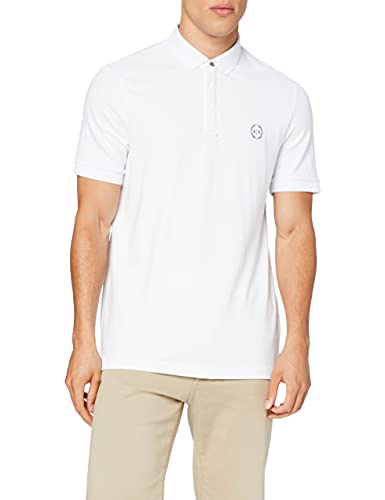 Armani Exchange Herren Elegance Poloshirt, Weiß, L von Armani Exchange