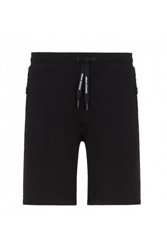 Armani Exchange Herren French Terry Shorts, Schwarz, XL von Armani Exchange