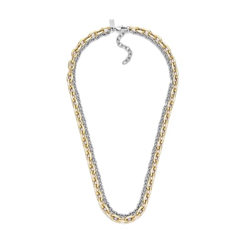 Armani Exchange Herren Gold-Ton Edelstahl Halskette, AXG0160710 von Armani Exchange