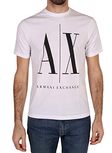 Armani Exchange Herren T-shirt 8nztpazjh4z T-Shirt, Weiß, S von Armani Exchange