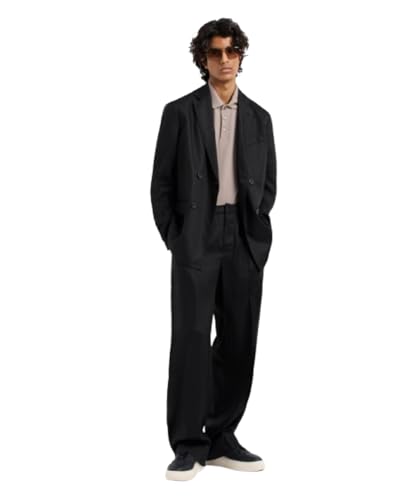 Armani Exchange Herren Icon Project, Embroidered Logo Polohemd, Holz, Large von Armani Exchange