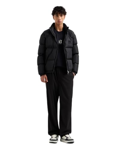 Armani Exchange Herren Icon Project, Embroidered Logo T-Shirt, Dunkles Marineblau, L von Armani Exchange