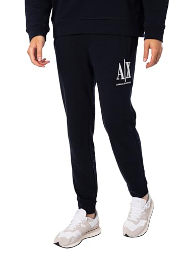Armani Exchange Herren Icon Tracksuit Bottom Sporthose, Blau, XXL von Armani Exchange