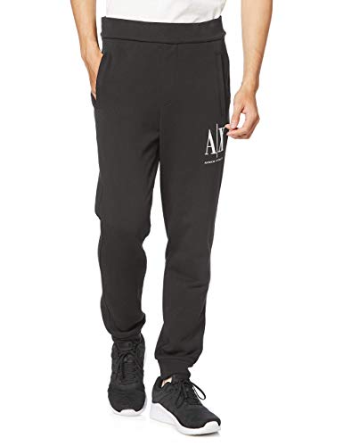 Armani Exchange Herren Icon Tracksuit Bottom Sporthose, Schwarz, M von Armani Exchange