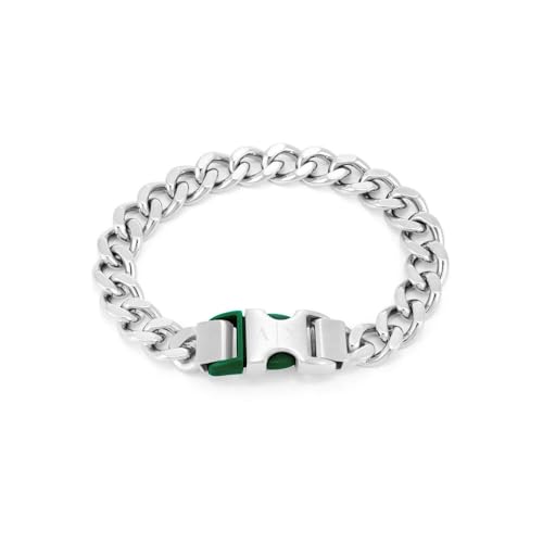 Armani Exchange Herren Edelstahl Armband mit Dornschließe, Length: 190MM+20MM, Width: 6MM von Armani Exchange