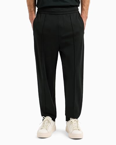Armani Exchange Herren Logo Tape Fleece Pant Trainingshose, Jet-Set, Klein von Armani Exchange