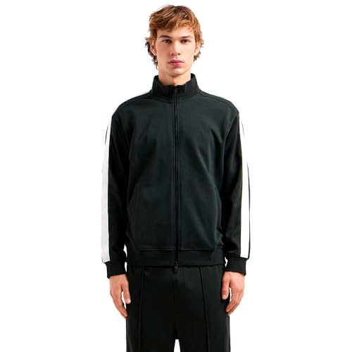 Armani Exchange Herren Logo Tape Full Zip Sweatshirt, Jet Set, M Armani Exchange Herren Logo Tape Full Zip Sweatshirt, Jet Set, M von Armani Exchange