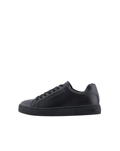 Armani Exchange Herren London Sneaker, Black Beauty, 39.5 EU von Armani Exchange