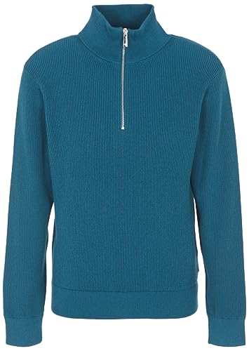 Armani Exchange Herren Long Sleeves, High Zipper Neck, Casual Fit Pullover Sweater, Legion Blue, XXL EU von Armani Exchange