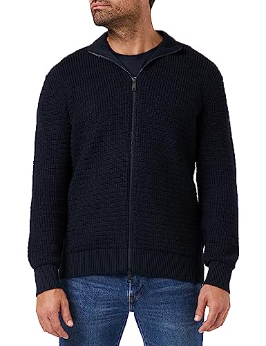 Armani Exchange Herren Long Sleeves,Double Zip, Genuine Cotton Cardigan Sweater, Navy, M EU von Armani Exchange