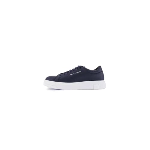 Armani Exchange Herren Men's, Basic, Back Extended Logo, Navy Sneaker, 41 EU von Emporio Armani