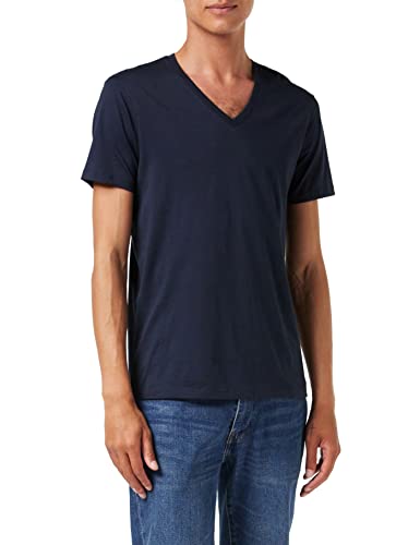 Armani Exchange Herren Pima Cotton V-neck T-Shirt, Blau, M von Armani Exchange
