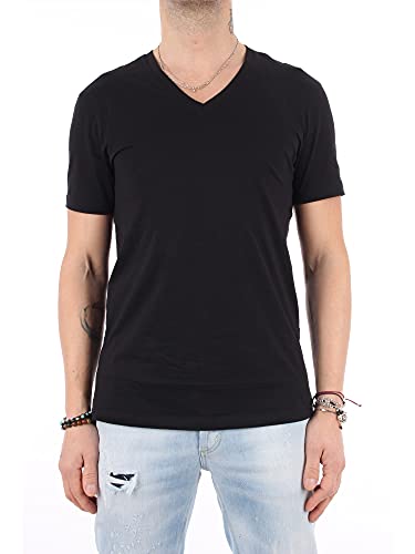 Armani Exchange Herren Pima Cotton V-neck T-Shirt, Schwarz, L von Armani Exchange