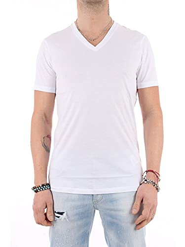 Armani Exchange Herren Pima Cotton V-neck T-Shirt, Weiß, XL von Armani Exchange