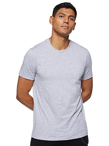 Armani Exchange Herren Pima Small Logo T-Shirt, Grau, M von Armani Exchange