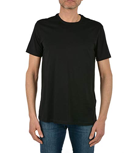 Armani Exchange Herren Pima Small Logo T-Shirt, Schwarz, L von Armani Exchange