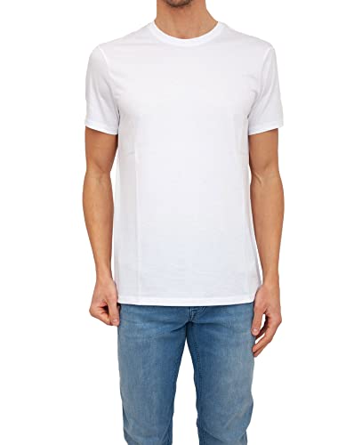 Armani Exchange Herren Pima Small Logo T-Shirt, Weiß, L von Armani Exchange