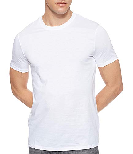 Armani Exchange Herren Pima Small Logo T-Shirt, Weiß, L von Armani Exchange