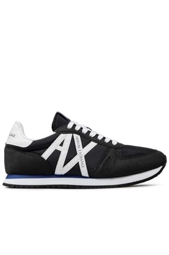 Armani Exchange Herren Rio Side Logo Sneaker, Navy Optic White, 41 EU von Armani Exchange