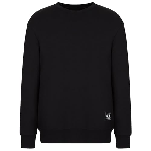 Armani Exchange Herren-Sweatshirt 3LZMAF ZJFAZ, Schwarz , L von Armani Exchange
