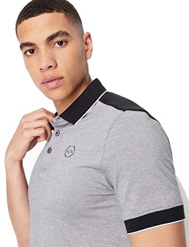 Armani Exchange Herren Poloshirt 8NZF76 8NZF76Z8M5Z, Gr. One Size (Herstellergröße: XXL), Schwarz (Black 1200) von Armani Exchange
