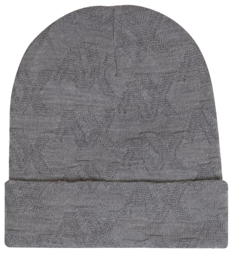 Armani Exchange Herren The Grid, Overall Logo Beanie Hat, Eiffel Tower, Einheitsgröße EU von Armani Exchange