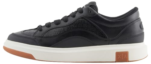 Armani Exchange Herren Venice, Debossed Logo, Chunky Sneaker, Black, 39 EU von Armani Exchange