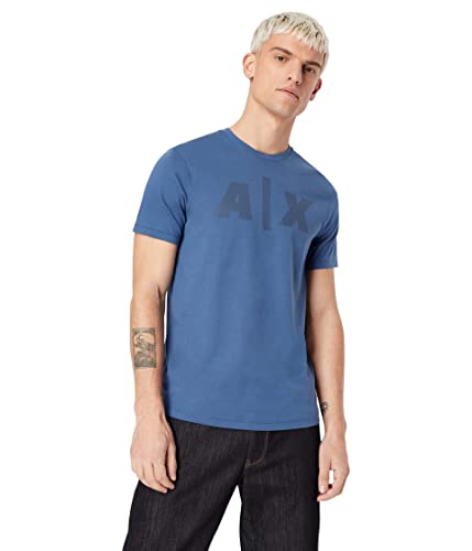 Armani Exchange Herren fettgedrucktem Logo T-Shirt, Navy, XS von Armani Exchange