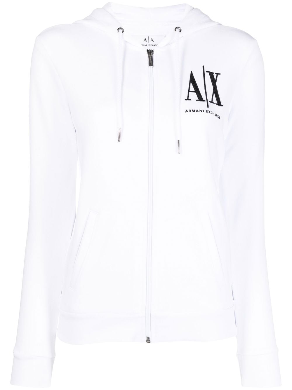 Armani Exchange Hoodie mit Logo-Print - Weiß von Armani Exchange