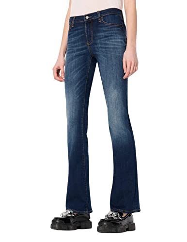 Armani Exchange J65 Stretch Flare Damen Jeans ,Indigo denim ,25 von Armani Exchange