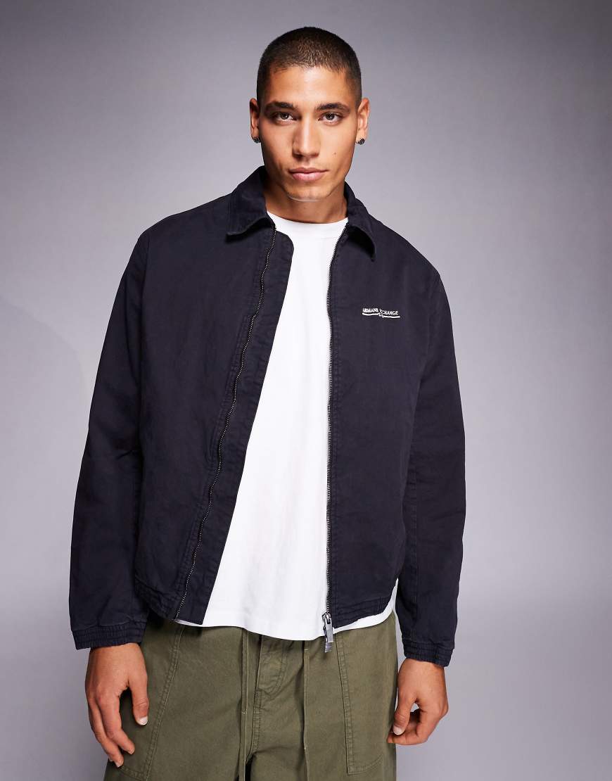 Armani Exchange - Jacke in Marineblau mit Reißverschluss von Armani Exchange