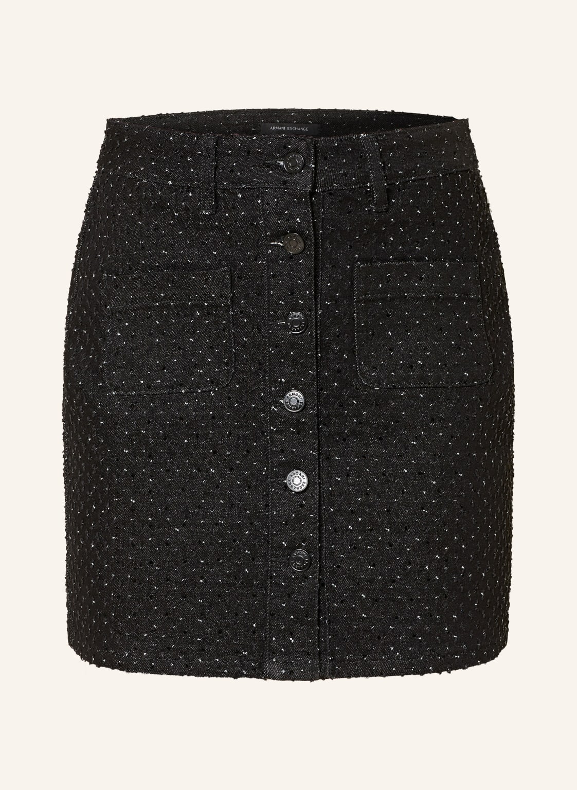 Armani Exchange Jeansrock Mit Schmucksteinen schwarz von Armani Exchange