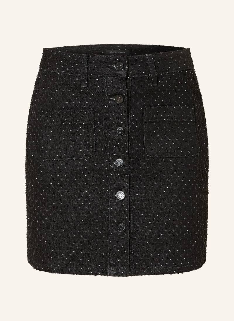 Armani Exchange Jeansrock Mit Schmucksteinen schwarz von Armani Exchange