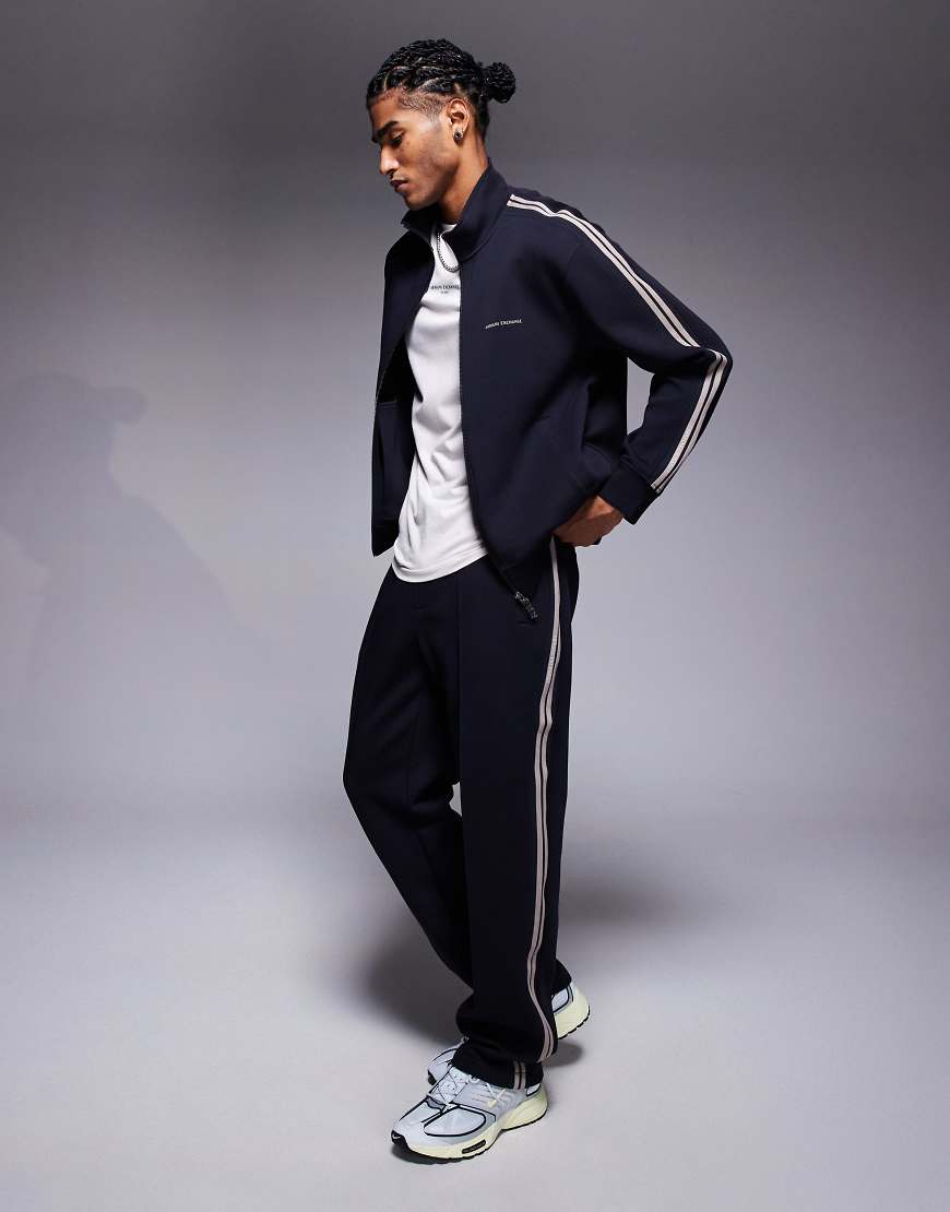 Armani Exchange - Jogginghose in Marineblau mit Logo, Kombiteil von Armani Exchange