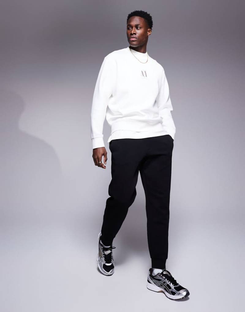 Armani Exchange - Jogginghose in Schwarz mit Logobündchen von Armani Exchange