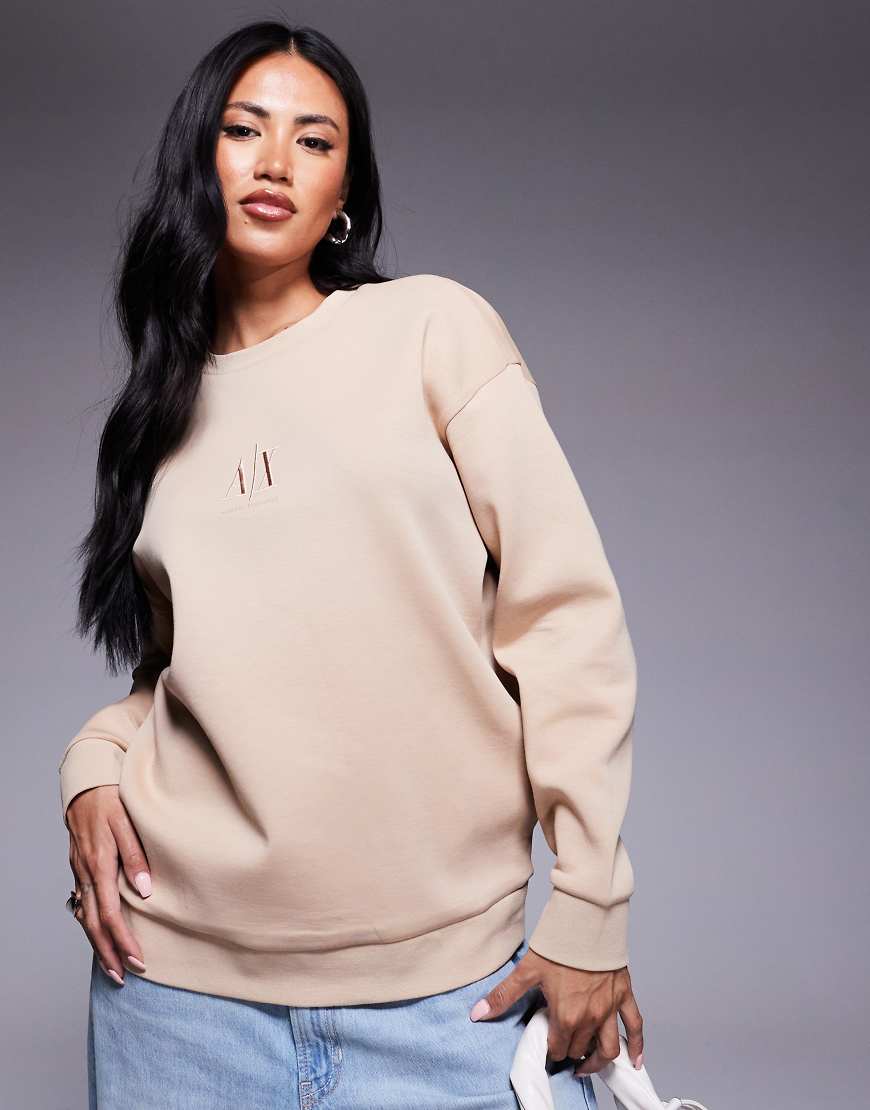 Armani Exchange - Langärmliges T-Shirt in Weiß von Armani Exchange