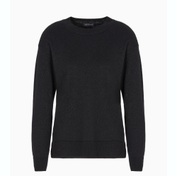 Armani Exchange Luxus-pullover In Schwarz Mit Wollmischung von Armani Exchange