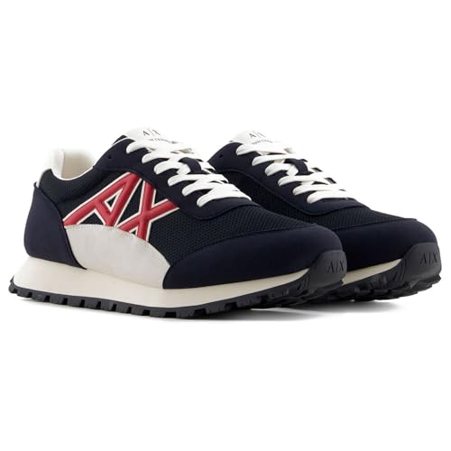 Armani Exchange Male Drop, Lace up Sneaker, Multicolor, 40 von Armani Exchange