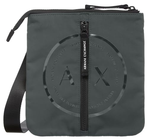 Armani Exchange Men's Antigua, Sustainable, Zip Around Crossbody, Urban chic von Armani Exchange