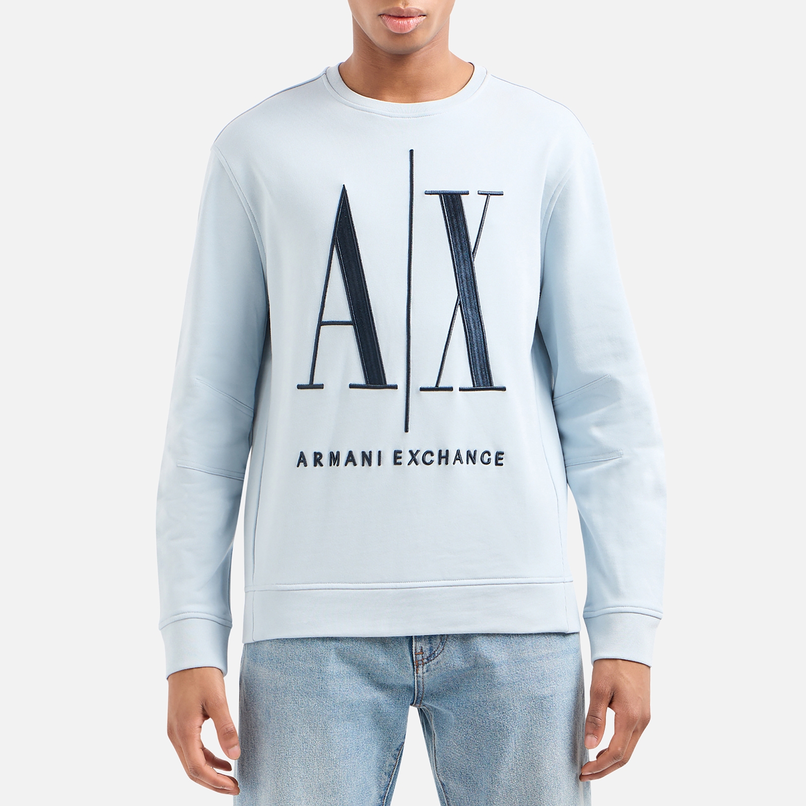 Armani Exchange Big Logo Cotton-Jersey Sweatshirt - XL von Armani Exchange