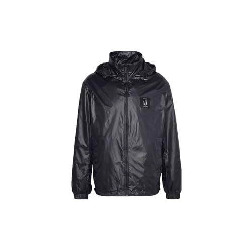 Armani Exchange Men's Blouson Windbreaker, Black, Medium von Armani Exchange