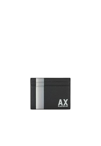 Armani Exchange Men's Long Island, Side Band,Credit Card Holder,Black,One Size von Armani Exchange