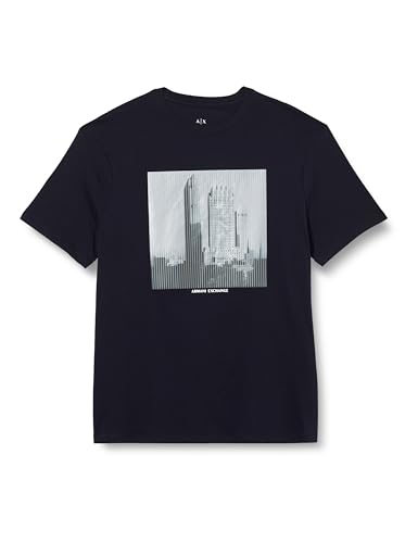 Armani Exchange Men's Digital Desert, Printed grapigh, Blue,XL T-Shirt, Night Sky von Armani Exchange