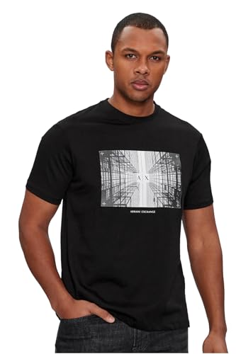 Armani Exchange Men's Digital Desert, Logo Graphic Print T-Shirt,Black,S Armani Exchange Men's Digital Desert, Logo Graphic Print T-Shirt,Black,S von Armani Exchange