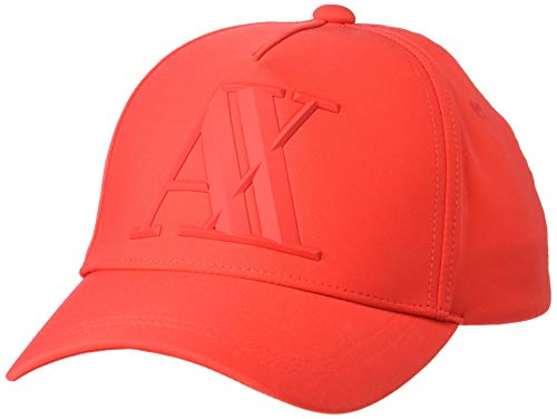 Armani Exchange Men's Essential, Embossed Logo Baseball Cap, Red, Einheitsgröße von Armani Exchange