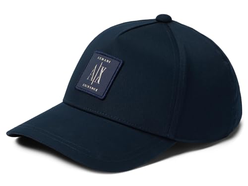 Armani Exchange Men's Icon Project, Logo tab Baseball Cap, Navy, Einheitsgröße von Armani Exchange